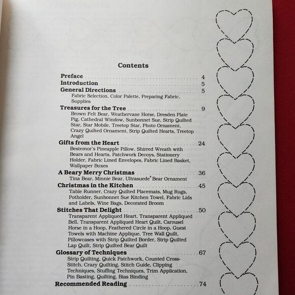 A Quilter's Christmas Patchwork Pattern Book 1984 Nancyann Johanson Twelker B-76 - Picture 6 of 7